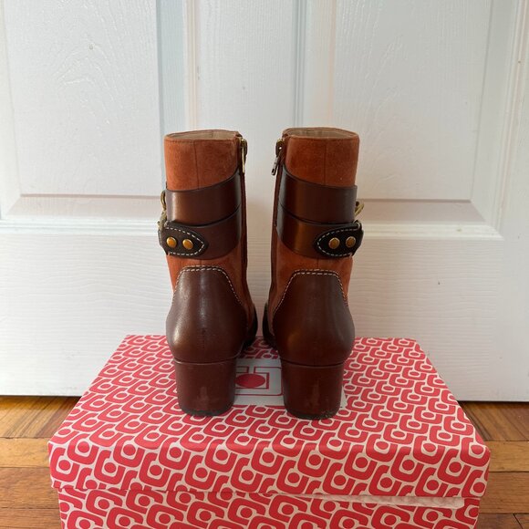 [GENTLY WORN] Coach Suede Ankle Boots - Picture 5 of 7